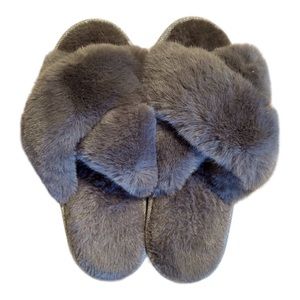 Fuzzy Slippers.